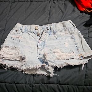 American eagle distressed shirts size 00